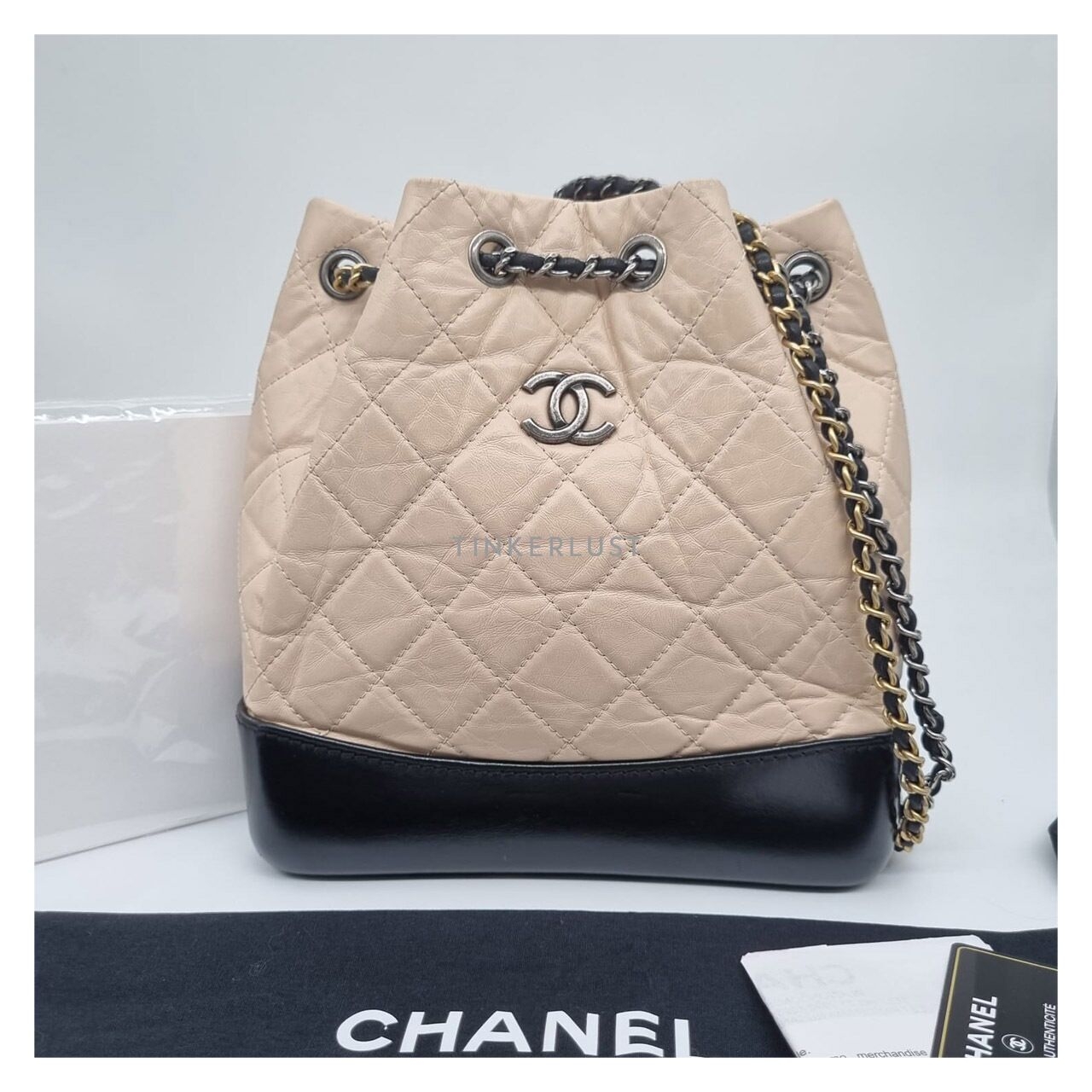 Chanel Gabrielle Beige #25 Backpack