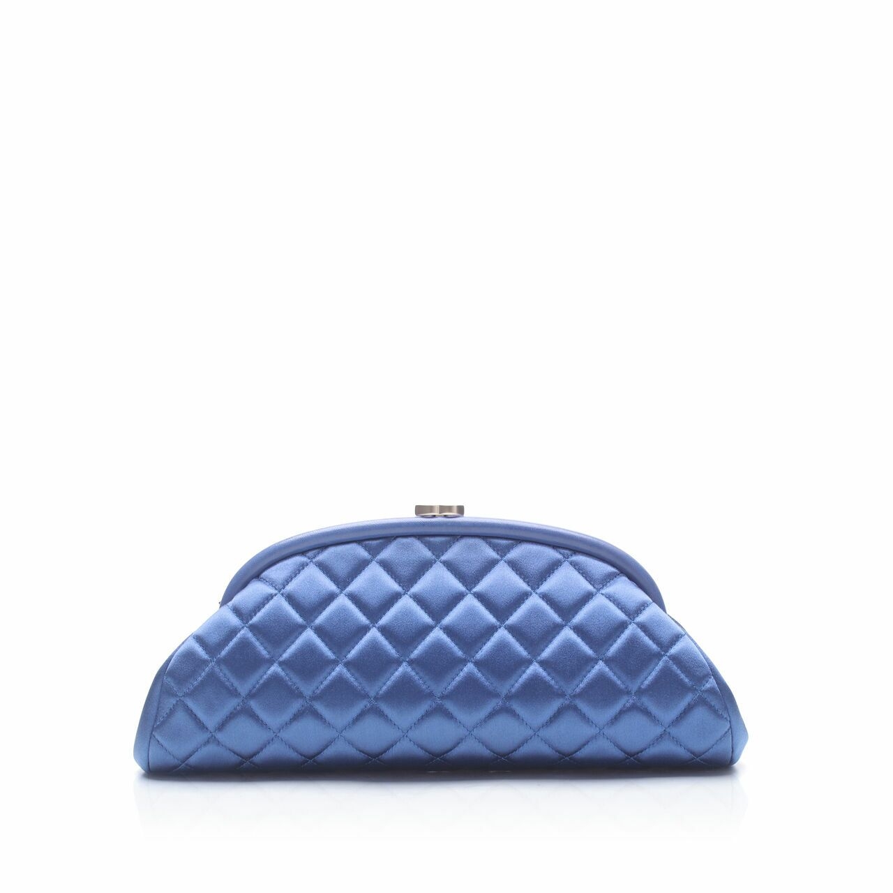 Chanel Blue Classic Timeless Blue Clutch 