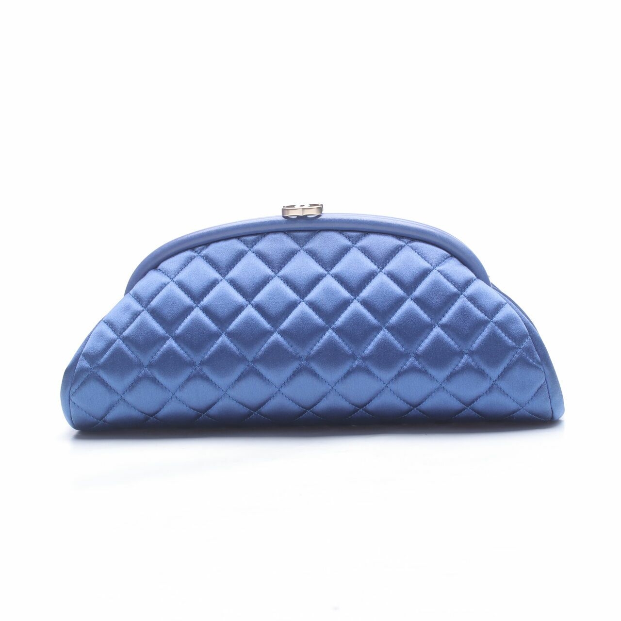 Chanel Blue Classic Timeless Blue Clutch 