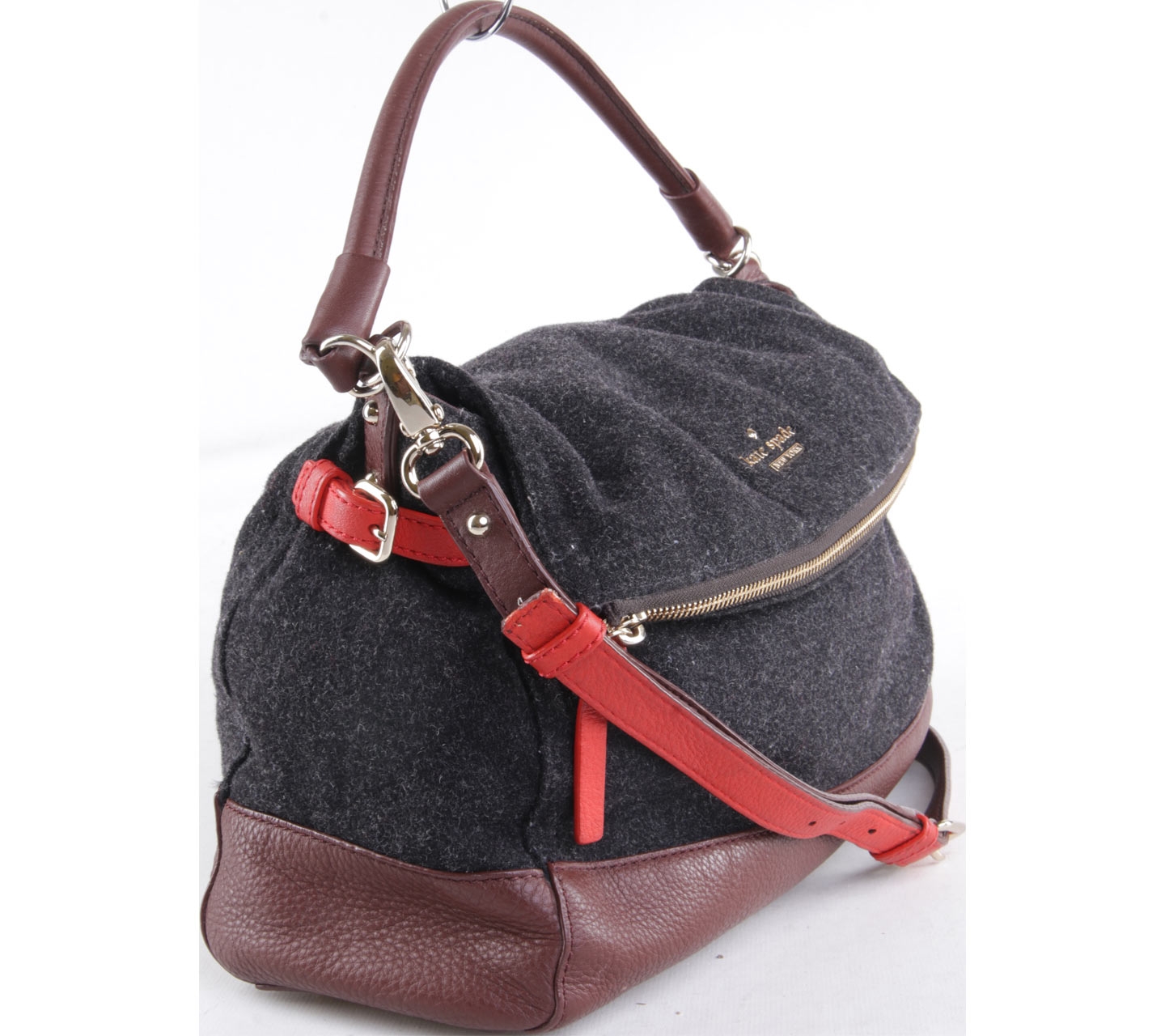 Kate Spade Black & Brown Satchel Bag