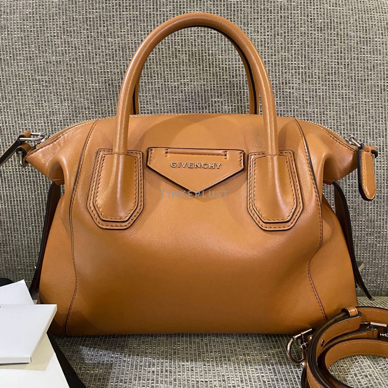 Givenchy Antigona Soft Small Tan SHW 2021 Satchel