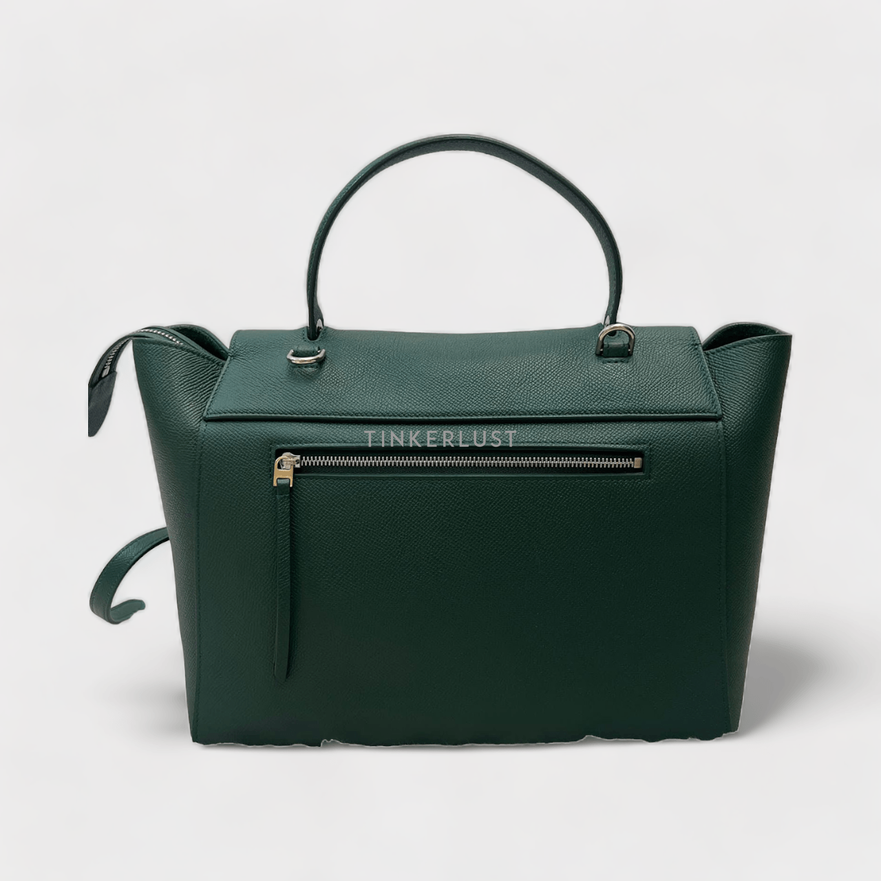 Celine Mini Beltbag Dark Green Grained 2018 Satchel