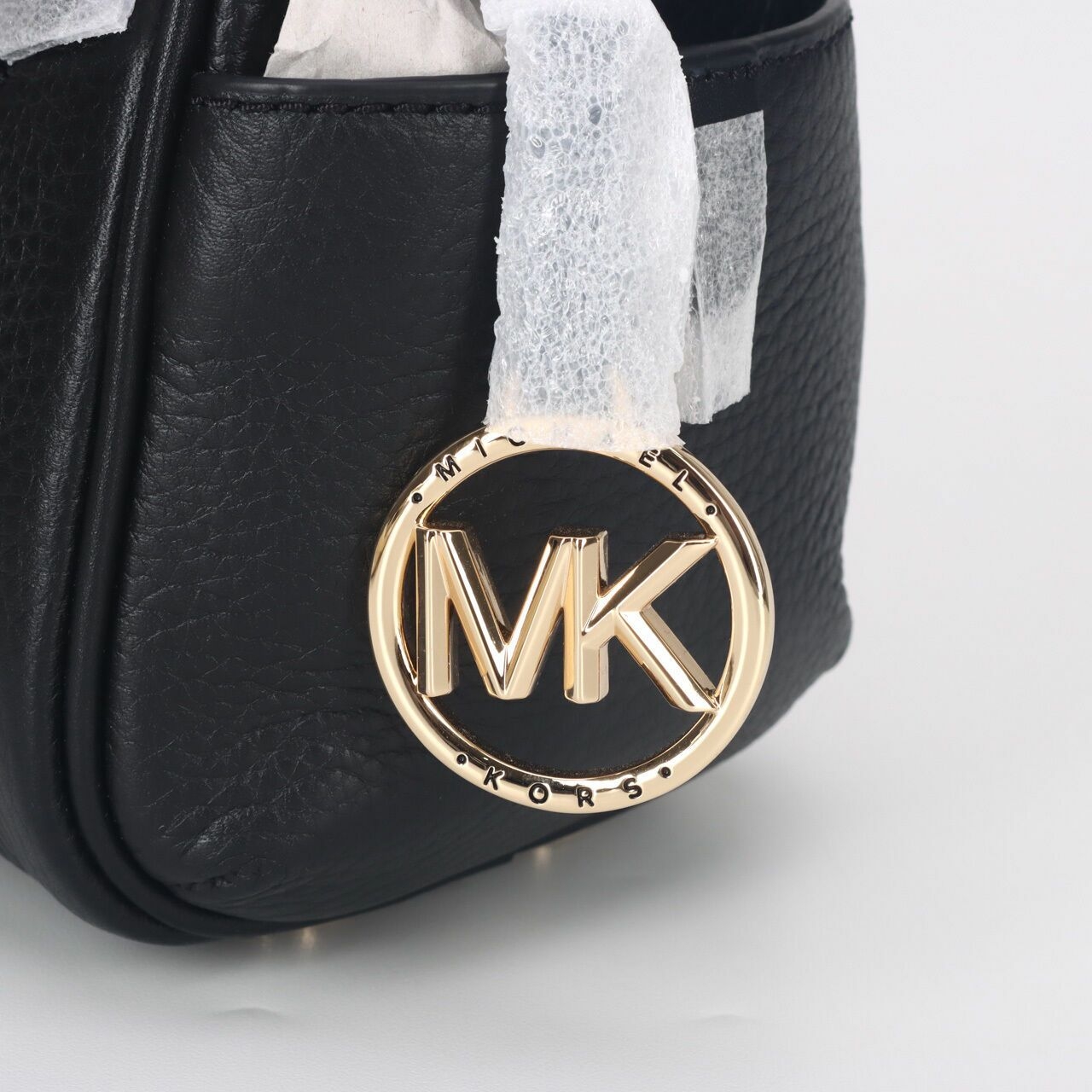 Michael Kors Lorimer Small Zip Satchel Leather Black Luggage 