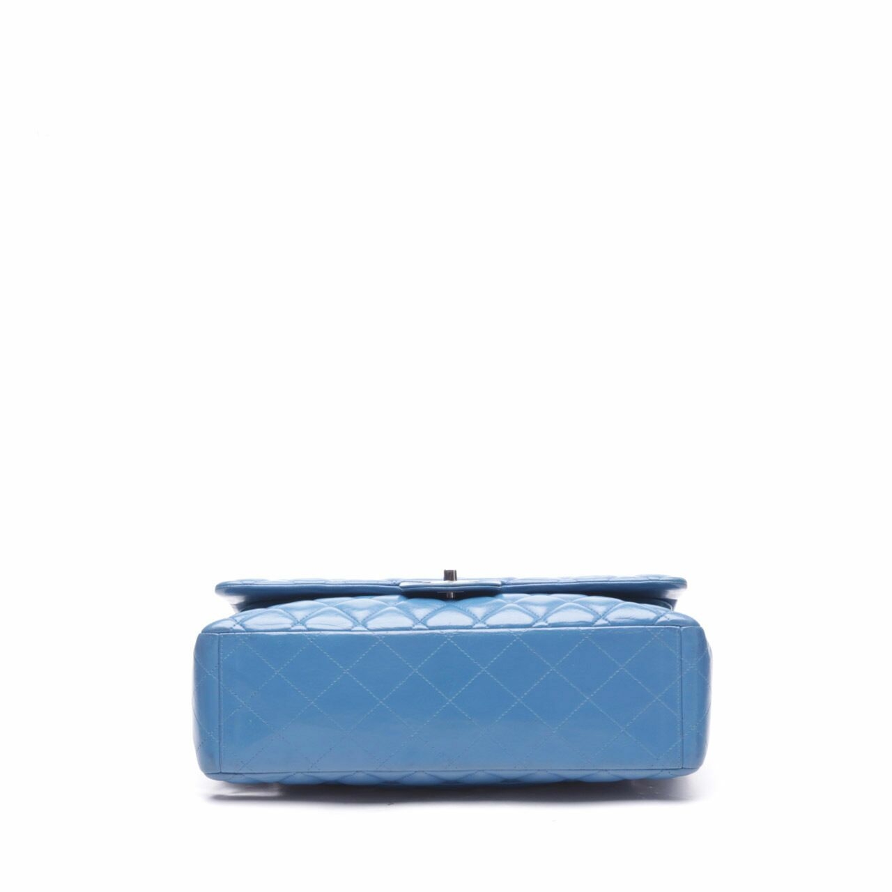  Chanel Blue Classic Shoulder Bag