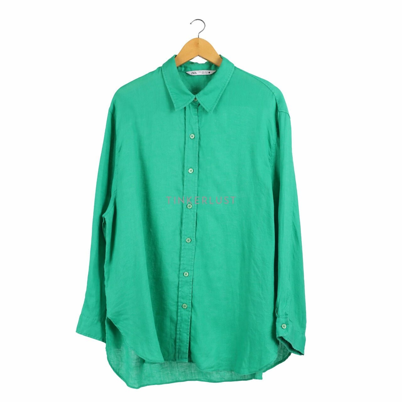 Zara Green Shirt