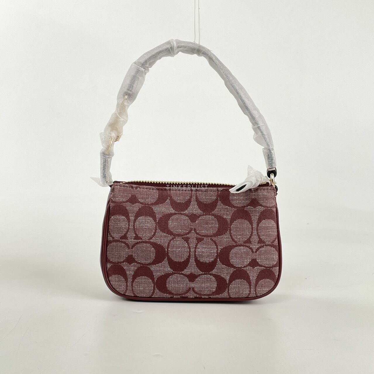 Coach CI027 Nolita 15 Chambray Denim Signature Wine Multi Handbag