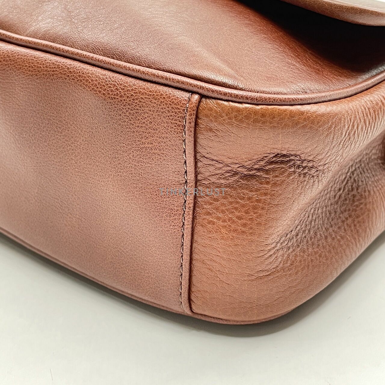 Fossil Brown Shoulder Bag