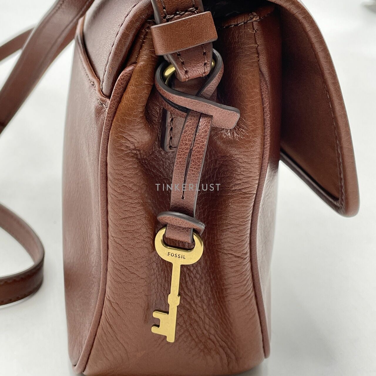 Fossil Brown Shoulder Bag