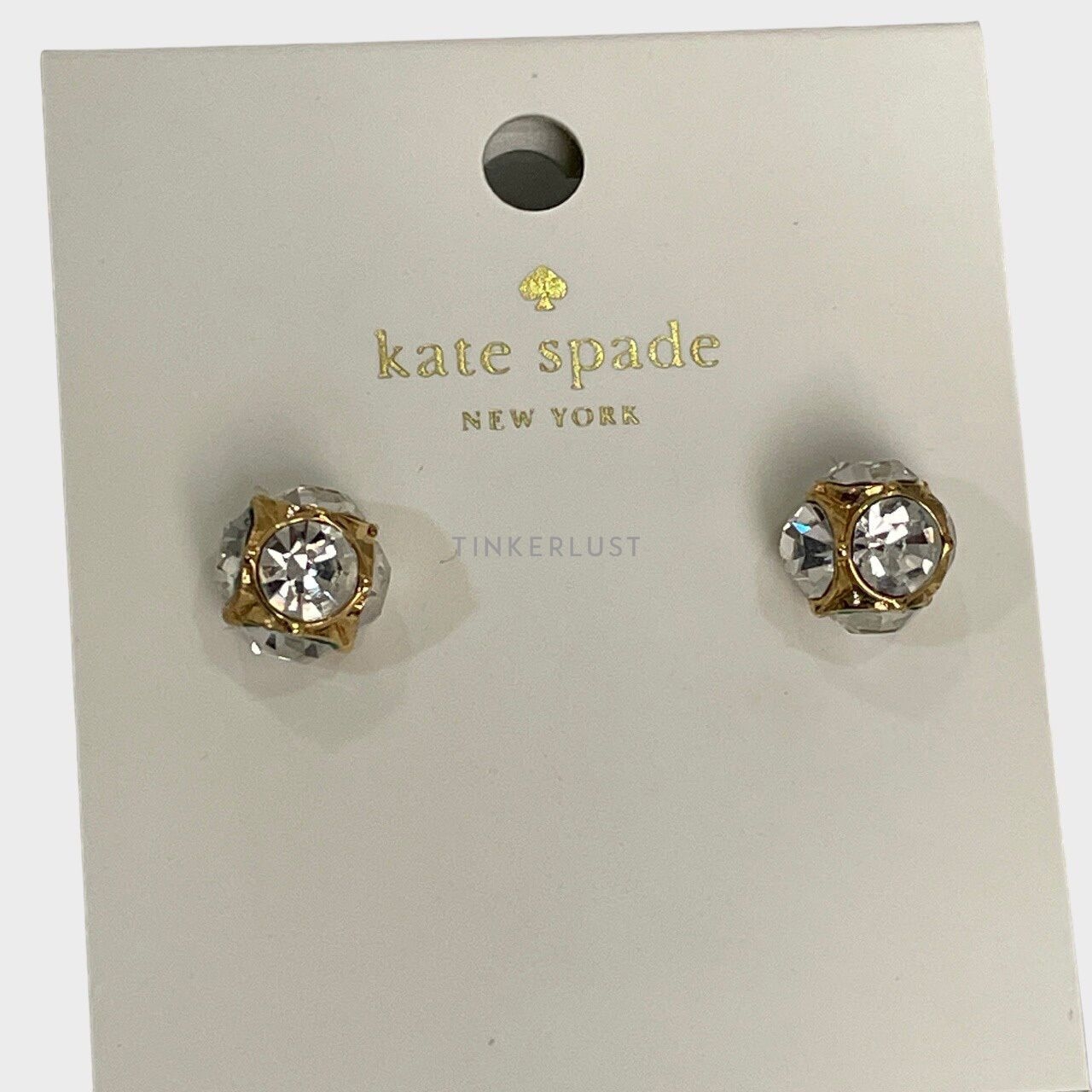 Kate Spade New York Lady Marmalade Clear Studs Earrings