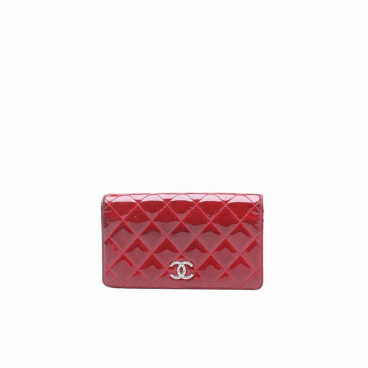 Chanel Red Quilted Wallet