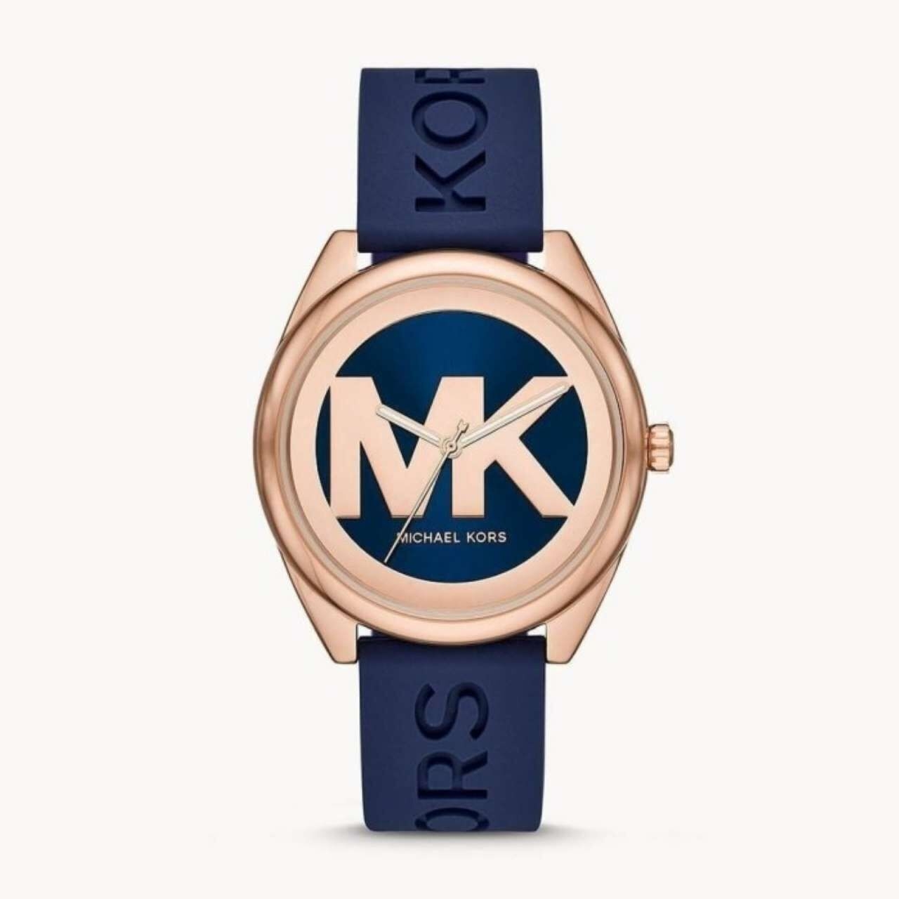 Michael Kors jam tangan rubber navy MK7140