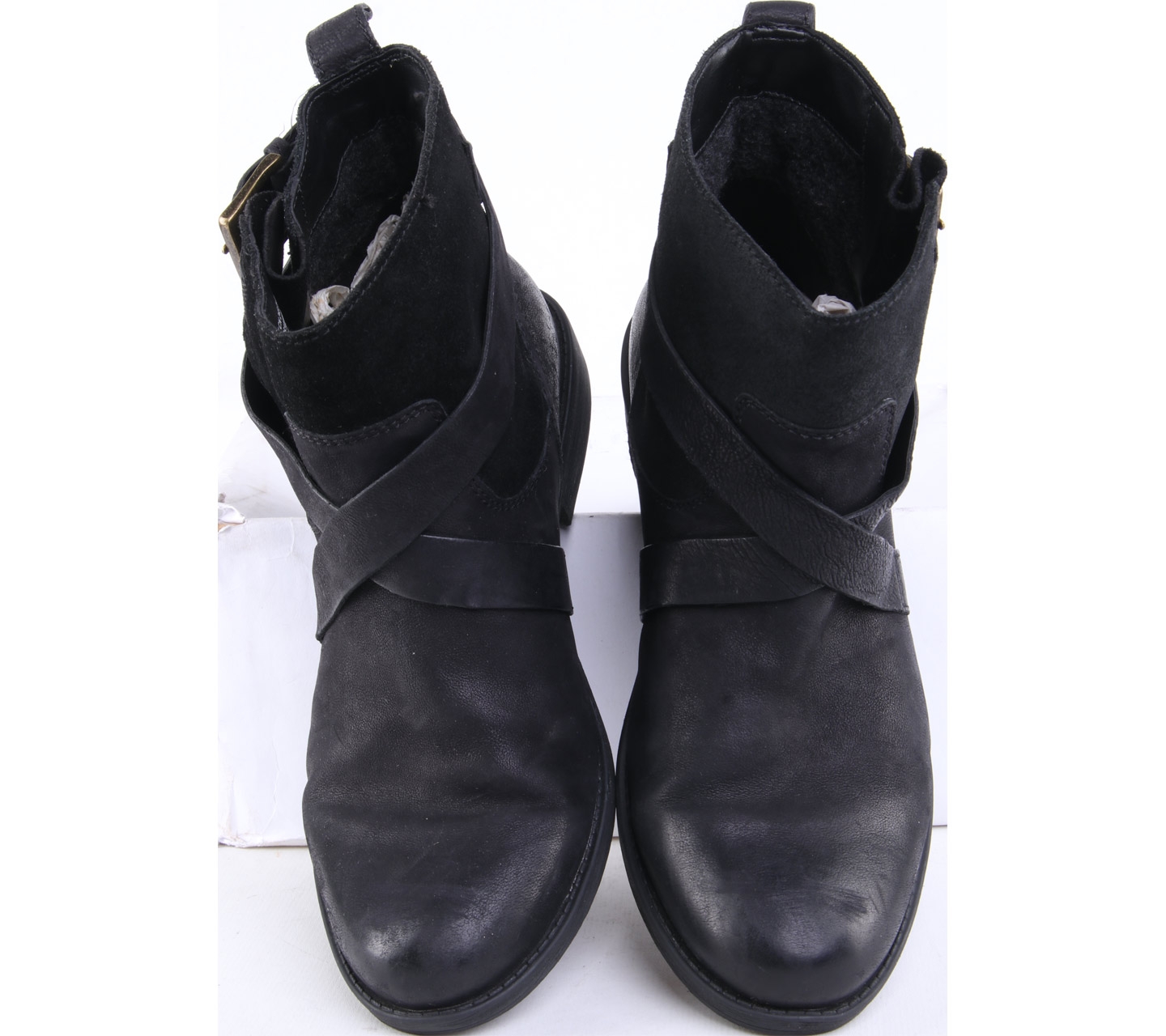 Clarks Black Suede Boots