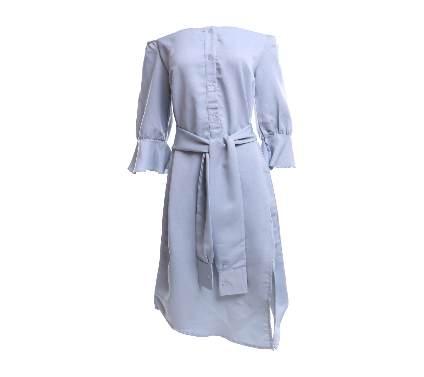 Label Eight Light Blue Midi Dress