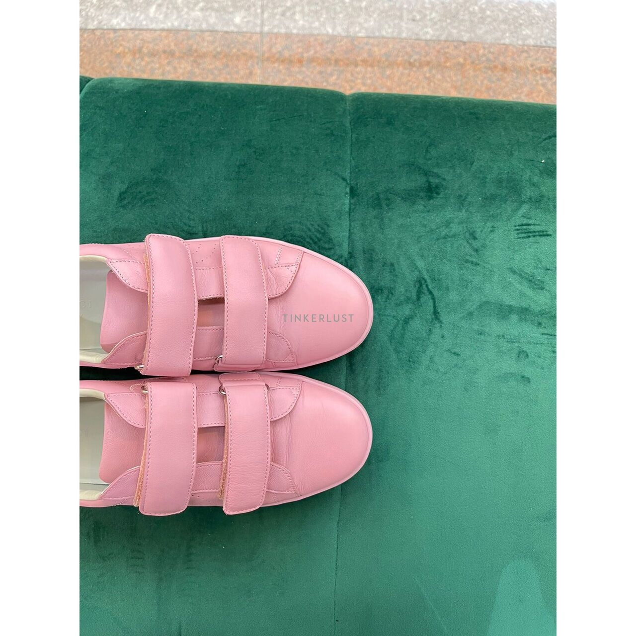 Gucci Pink Velcro Sneaker