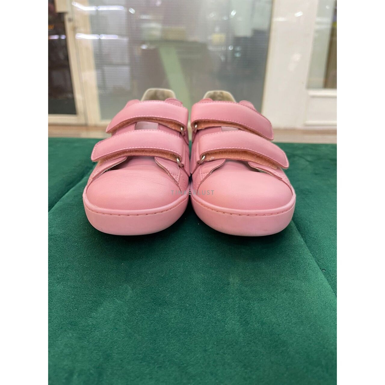 Gucci Pink Velcro Sneaker