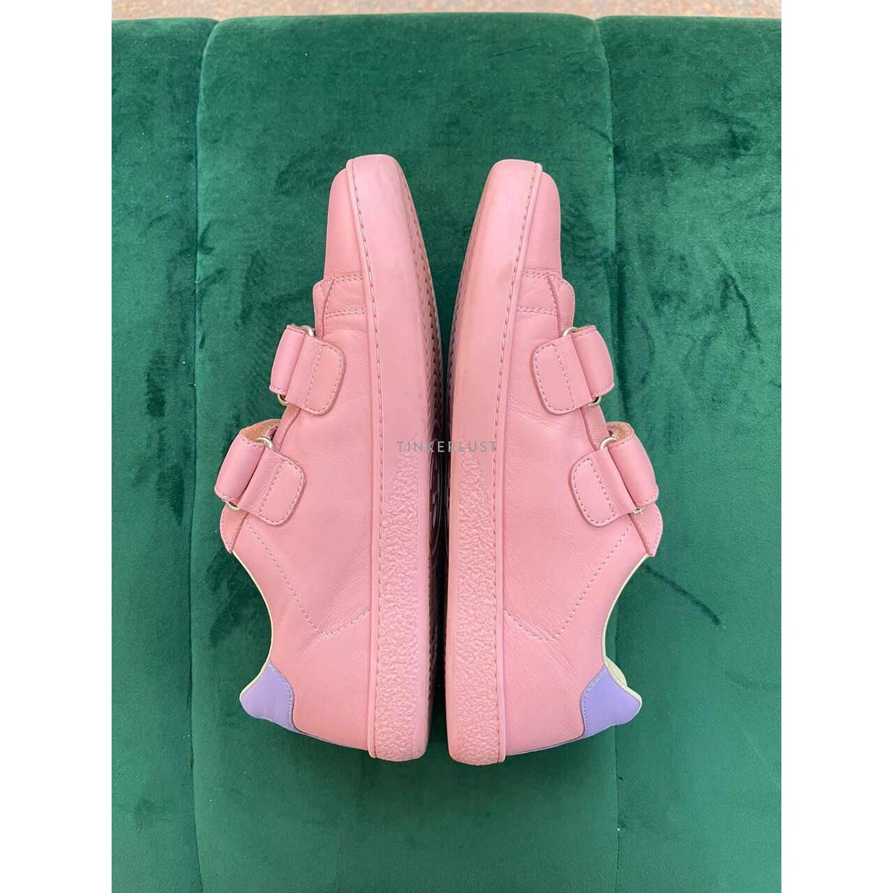 Gucci Pink Velcro Sneaker