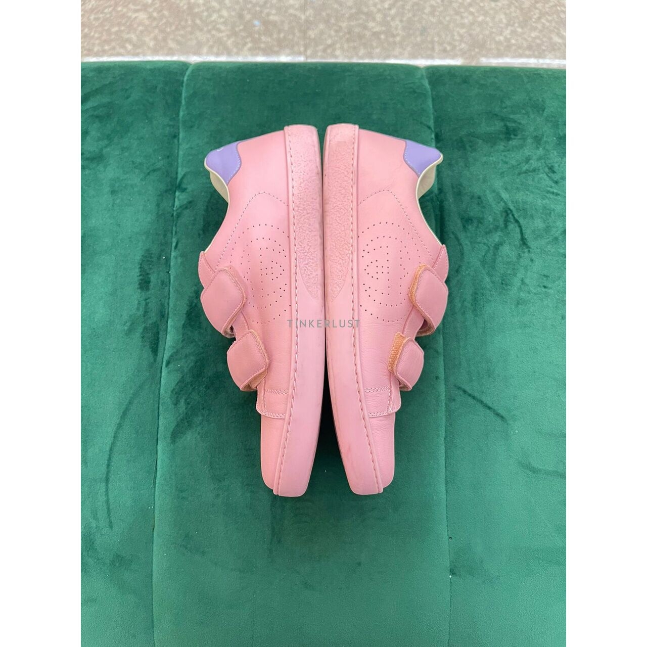 Gucci Pink Velcro Sneaker