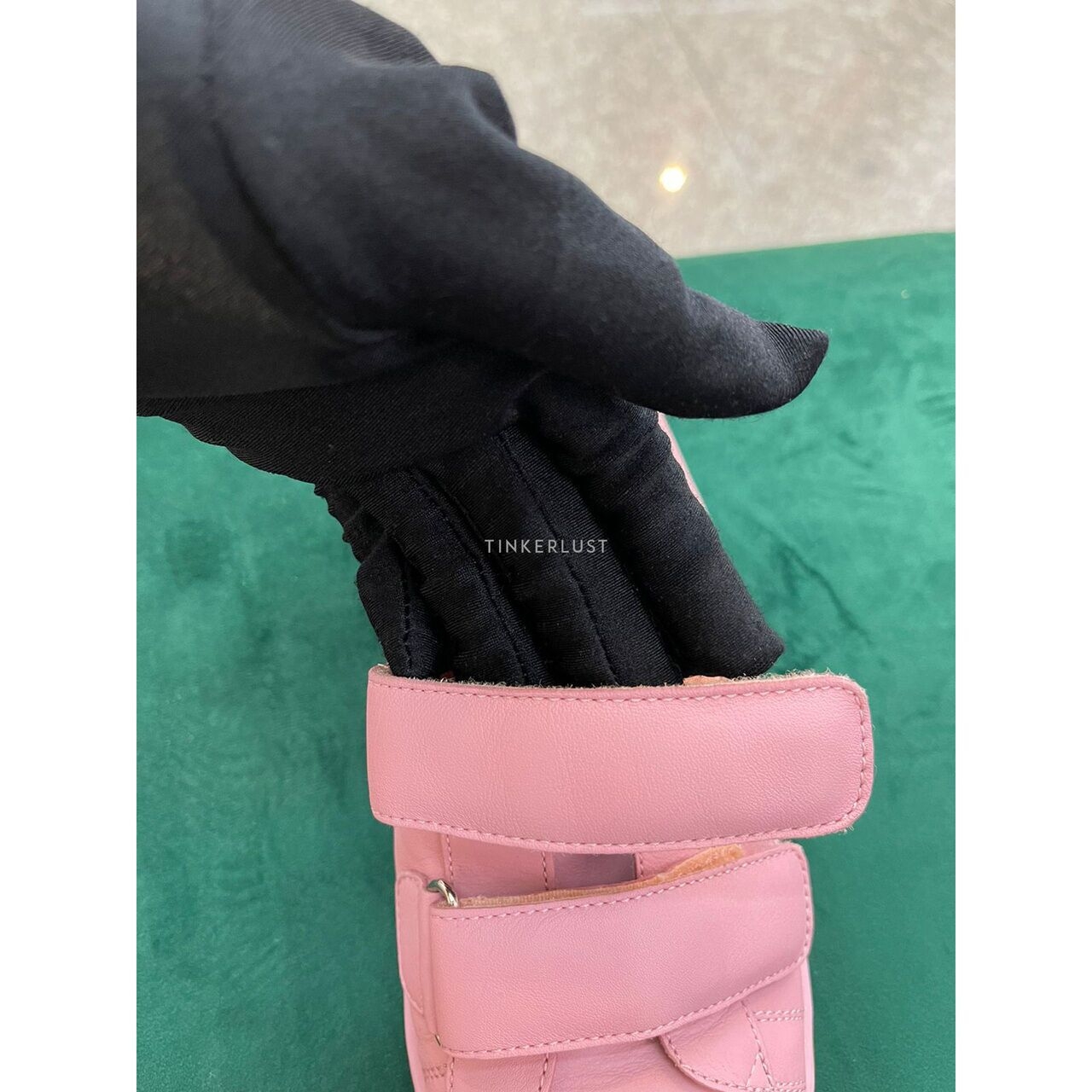 Gucci Pink Velcro Sneaker