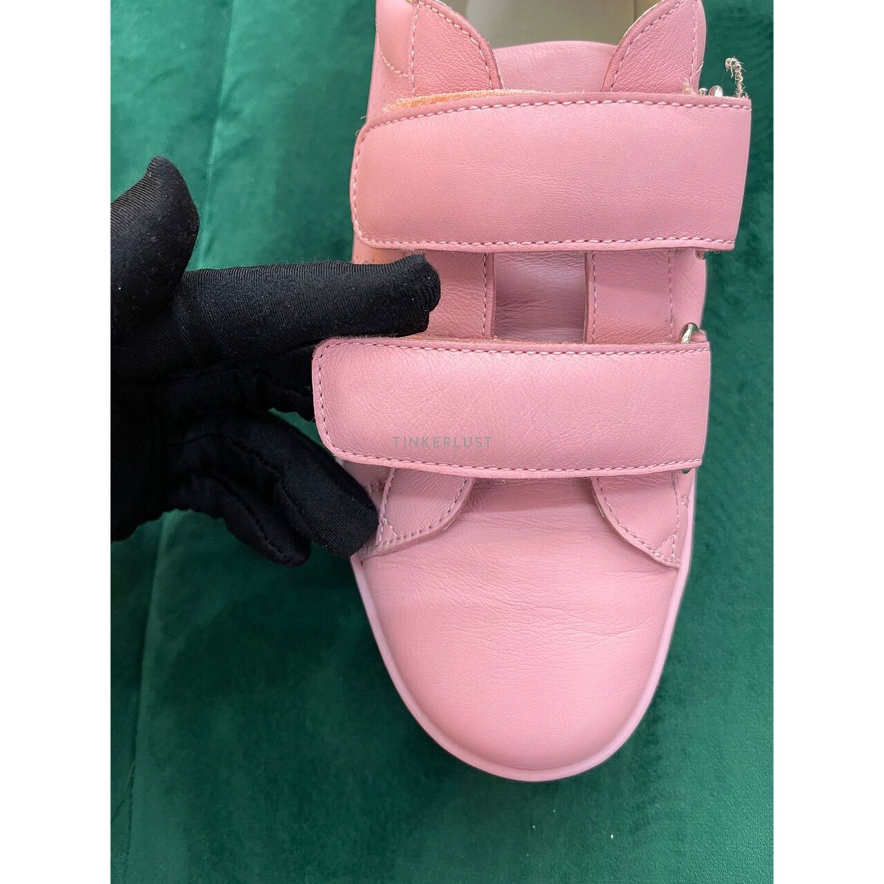 Gucci Pink Velcro Sneaker