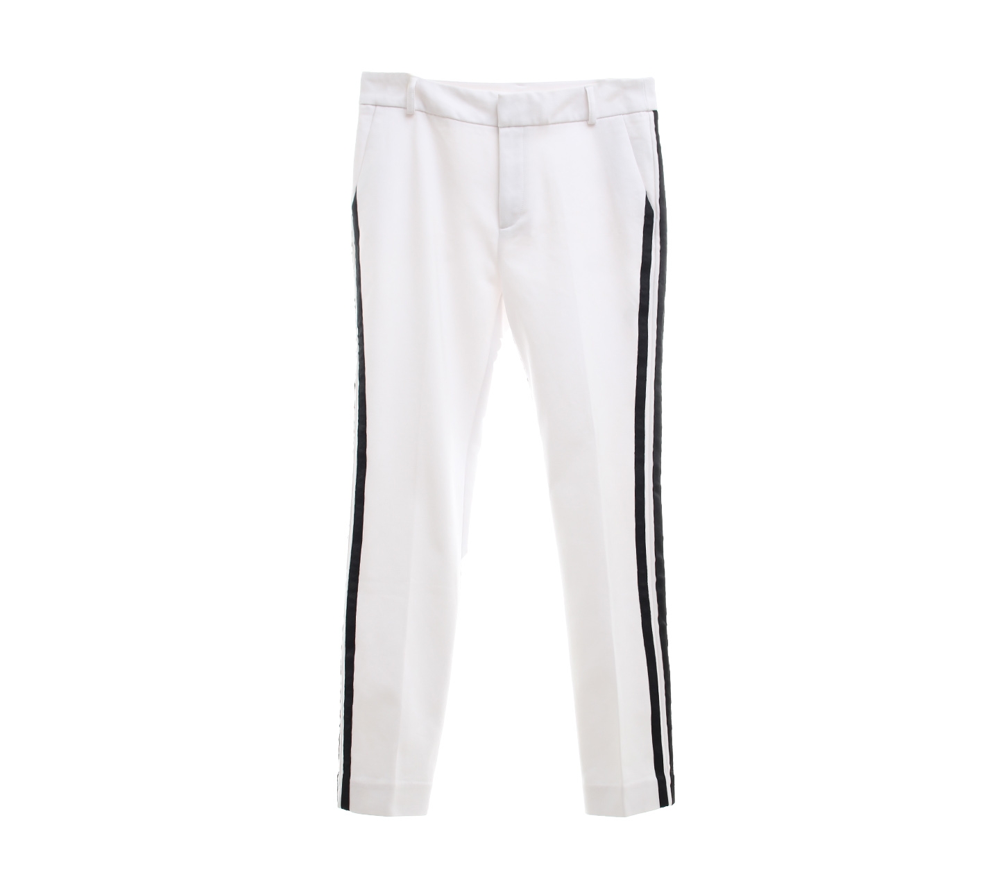 Stradivarius White Long Pants