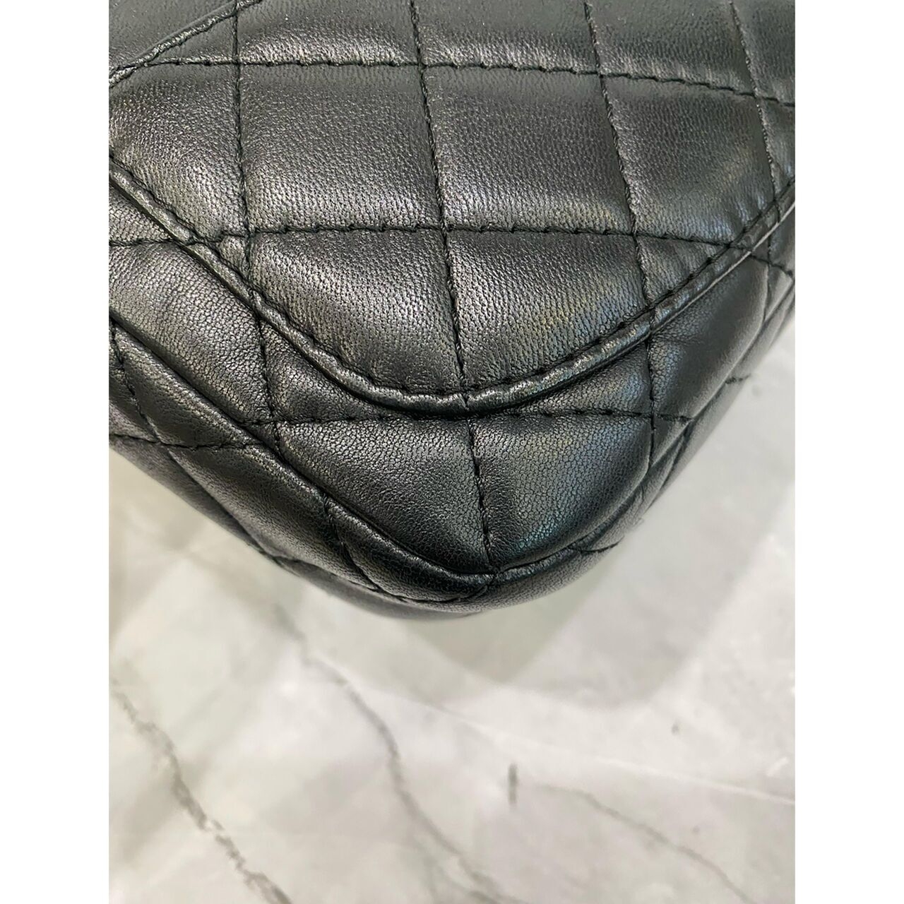 Chanel Mini Square Crystal Lock #14 LGHW Sling Bag