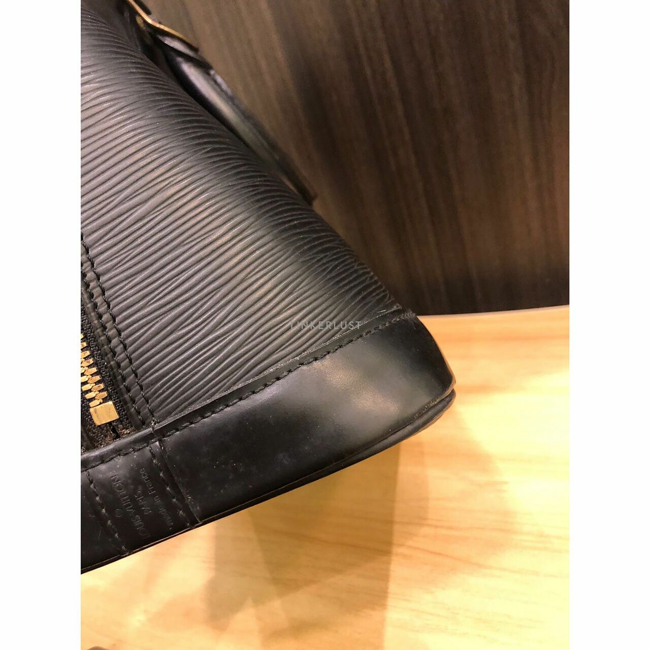 Louis Vuitton Vintage Alma PM Epi Leather Black