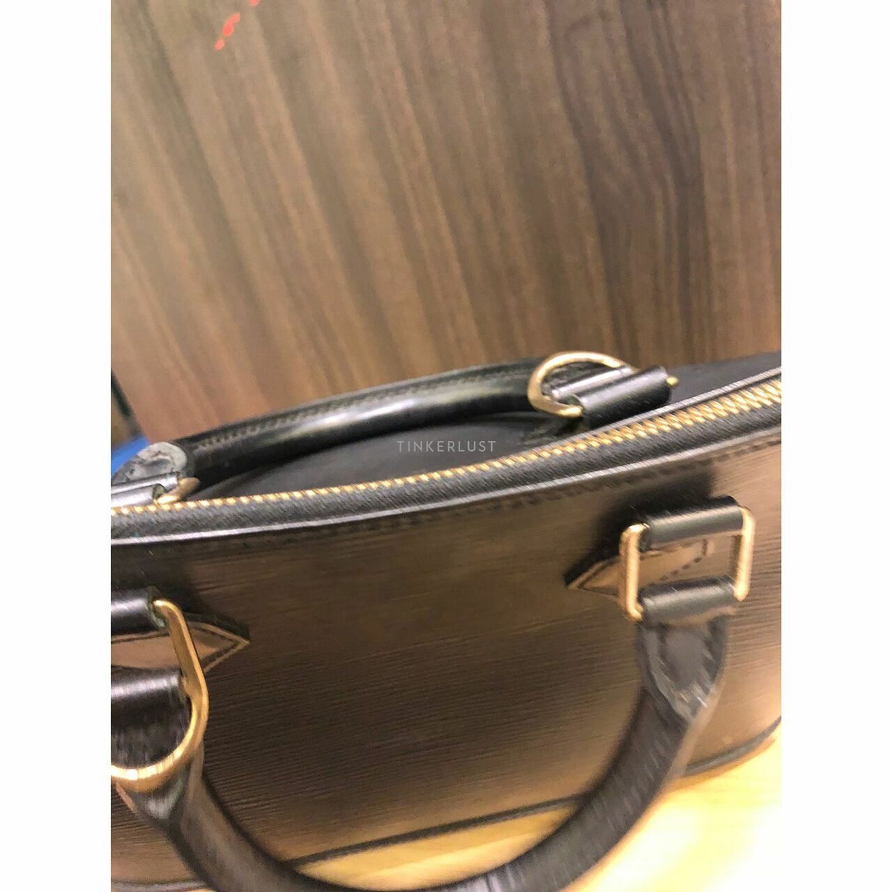 Louis Vuitton Vintage Alma PM Epi Leather Black