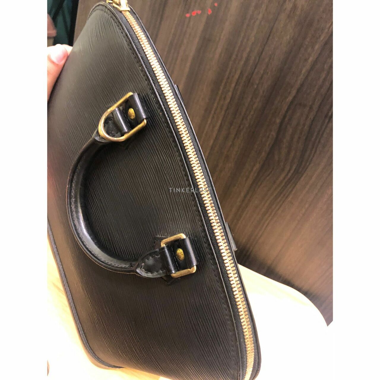 Louis Vuitton Vintage Alma PM Epi Leather Black