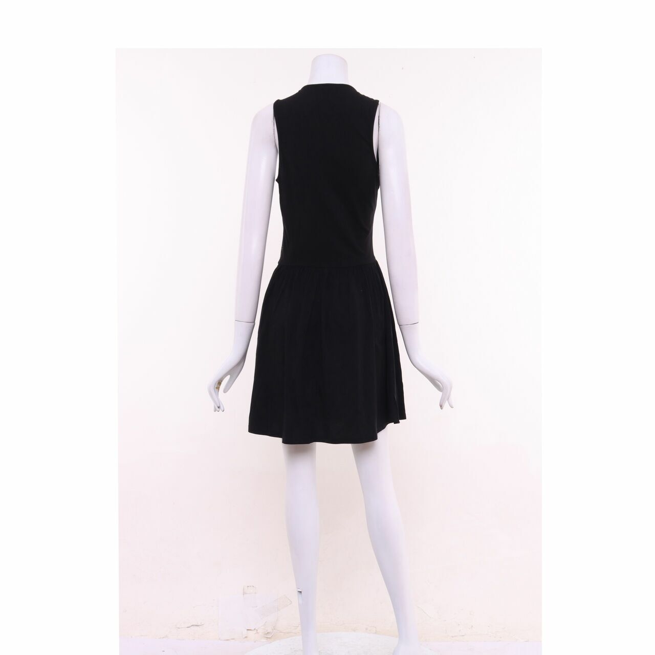 Topshop Black Animal Print Mini Dress