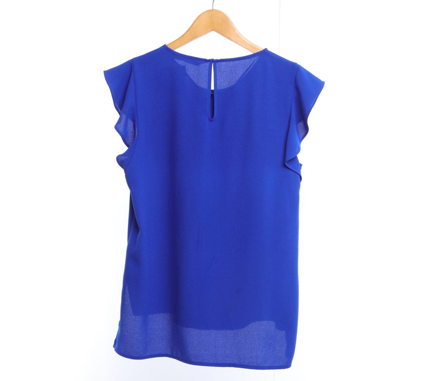 Zara Blue Short Sleeve Blouse