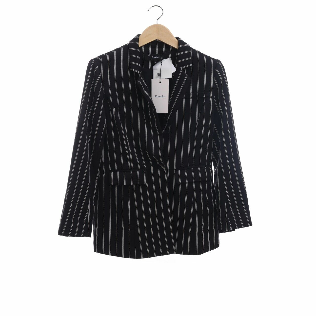 Pomelo. Black Stripes Blazer