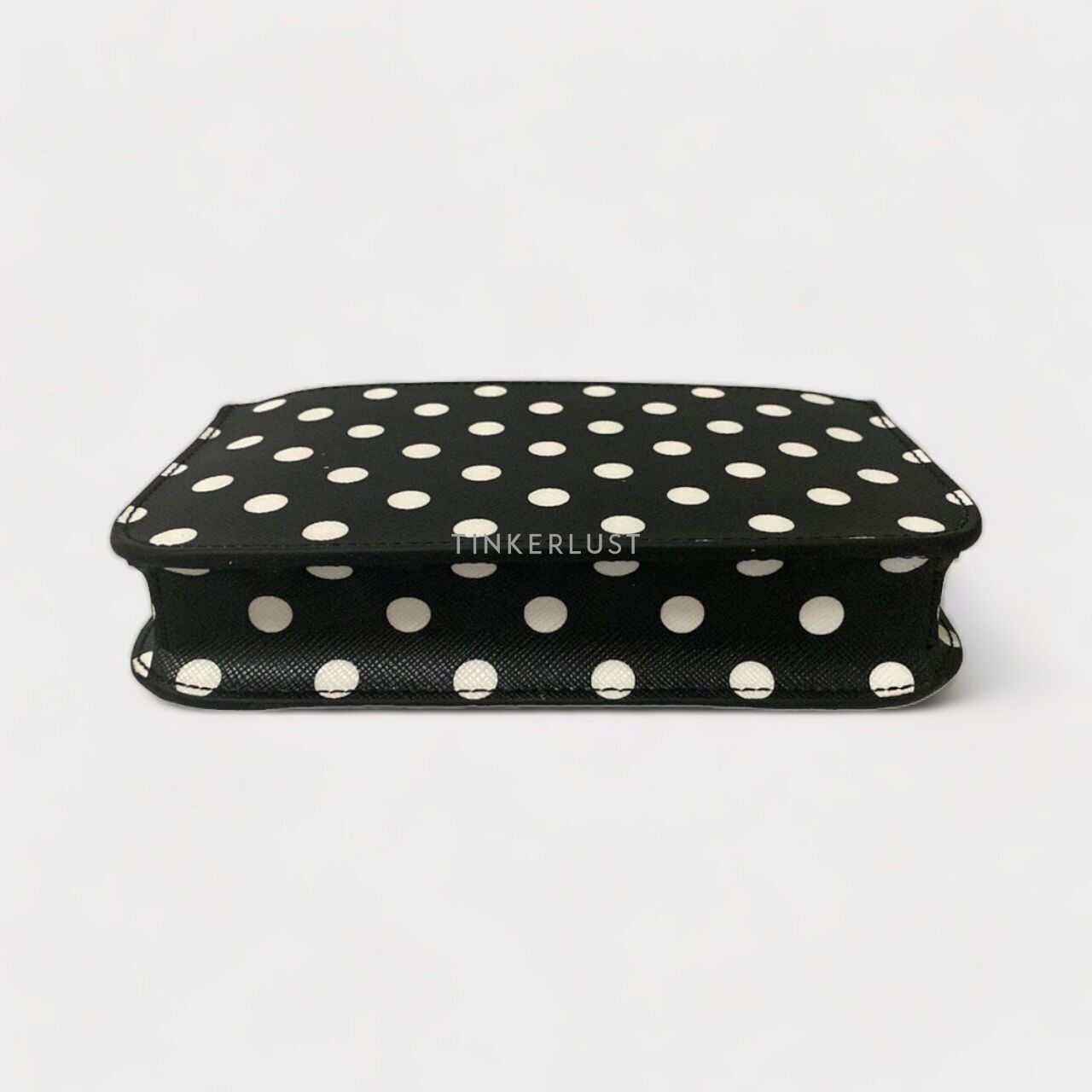 Kate Spade Cheers Charming Dot Boxed Black Sling Bag