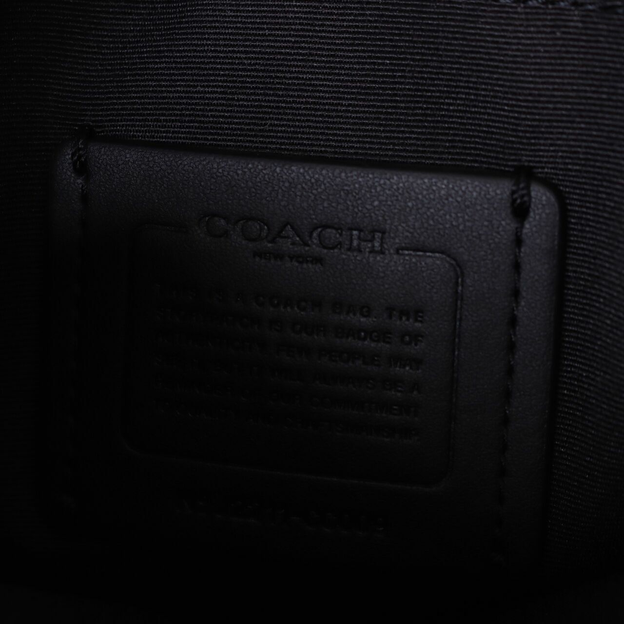 Coach CC009 Sullivan in Signature Charcoal Black Crossbody Bag