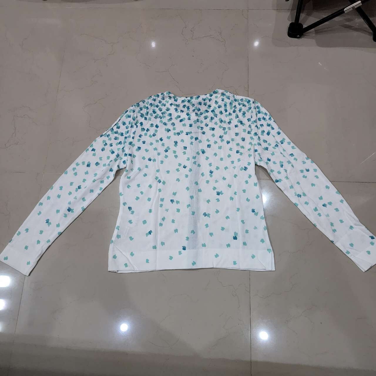 Lanvin White & Aquamarine Cardigan