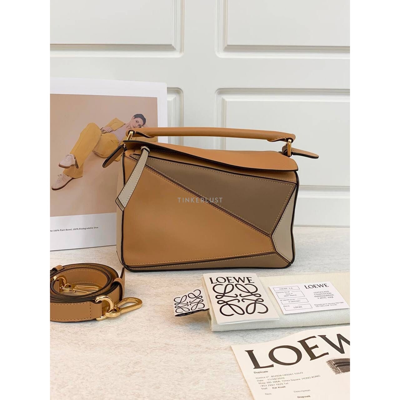 Loewe Puzzle Small Tricolor 2020 Satchel Bag