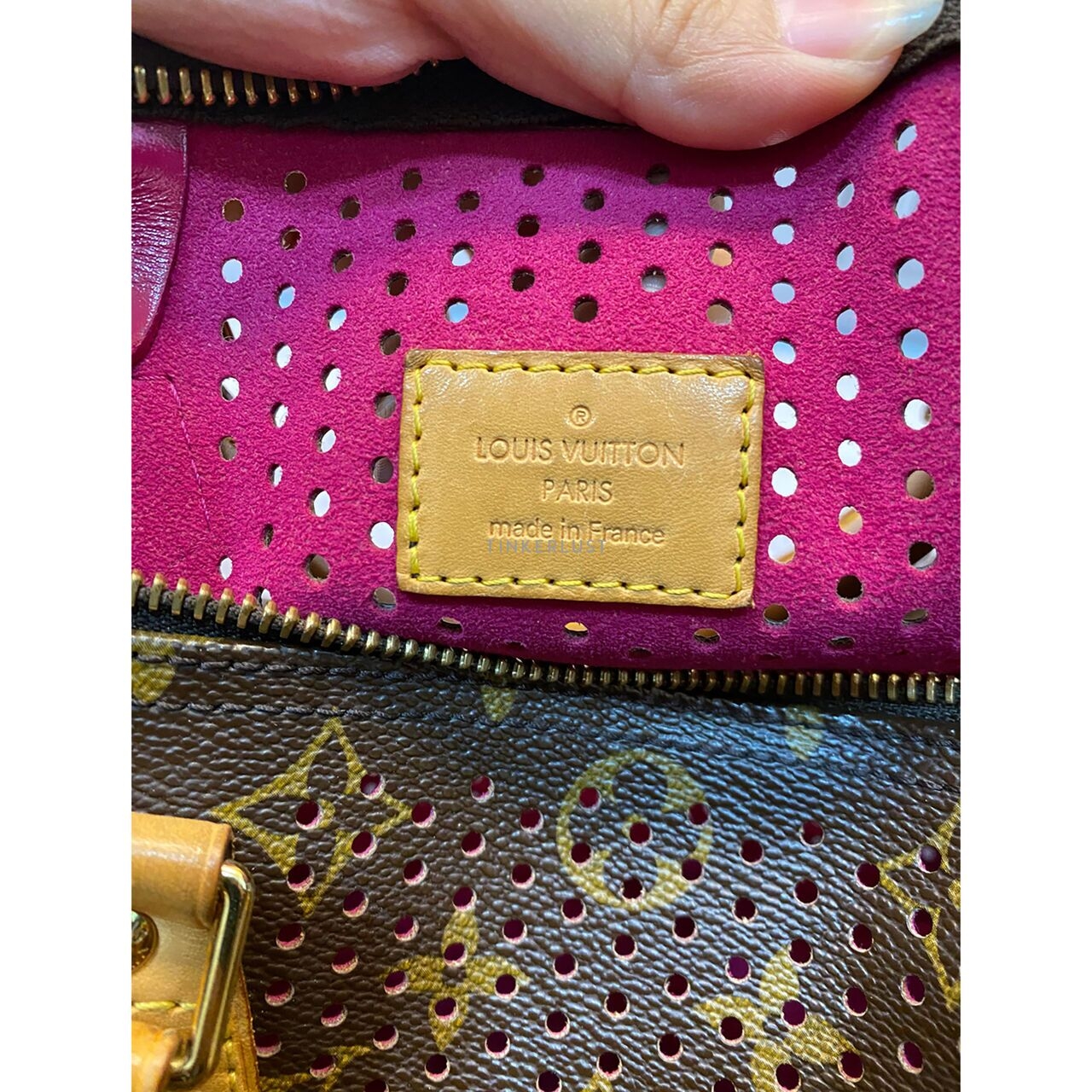 Louis Vuitton Speedy 30 Perforated Handbag