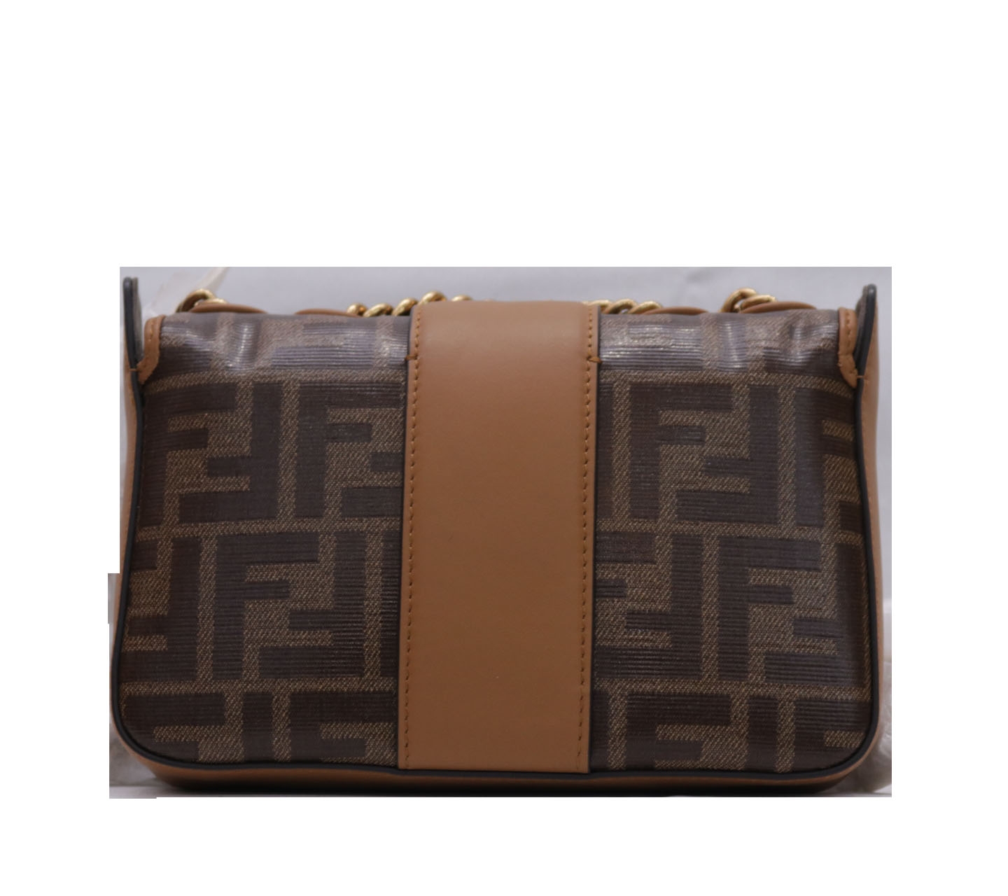 Fendi Dark Brown Mini Monogram Crossbody Sling Bag