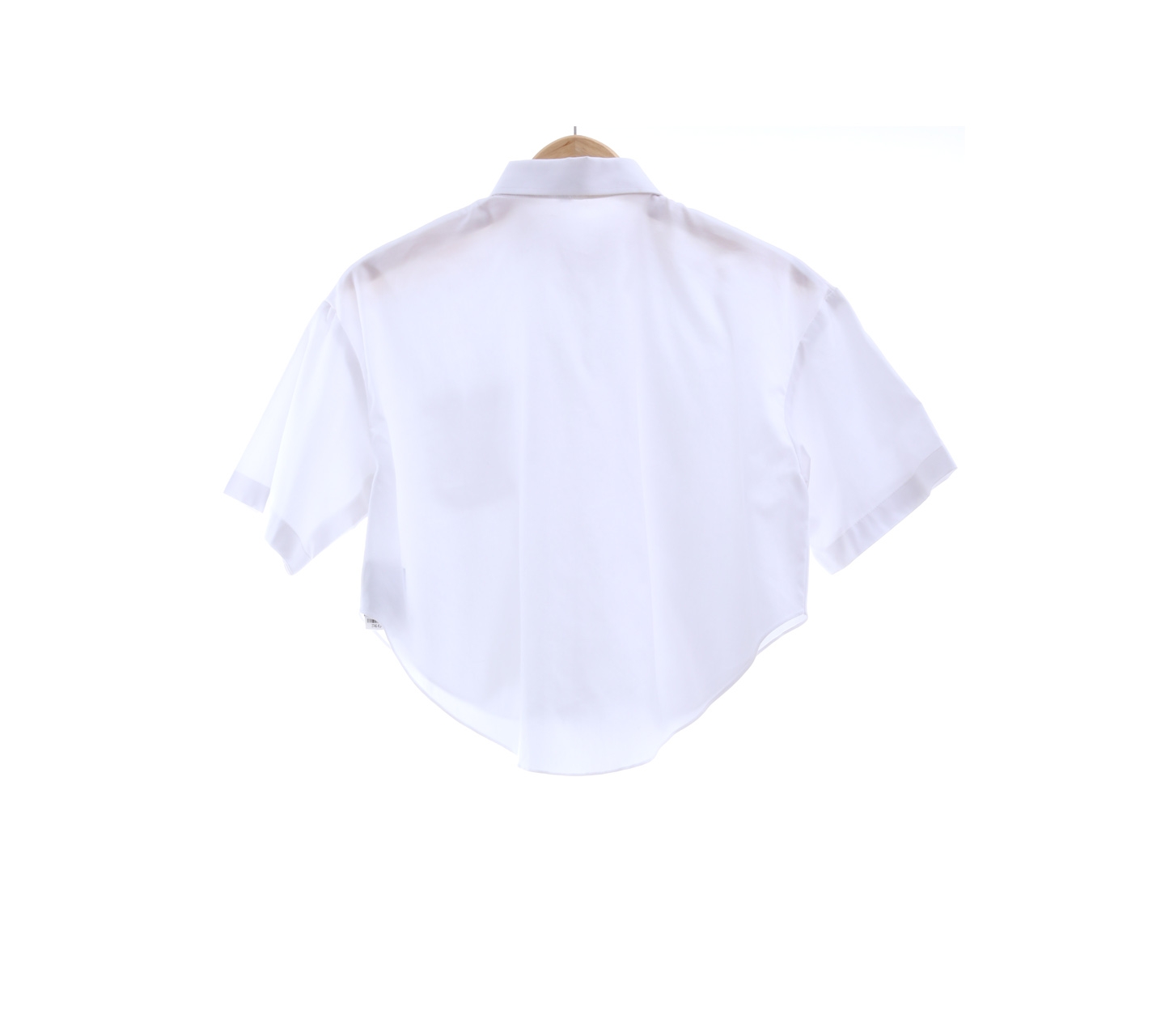 Day And Night Cropped White Shirt