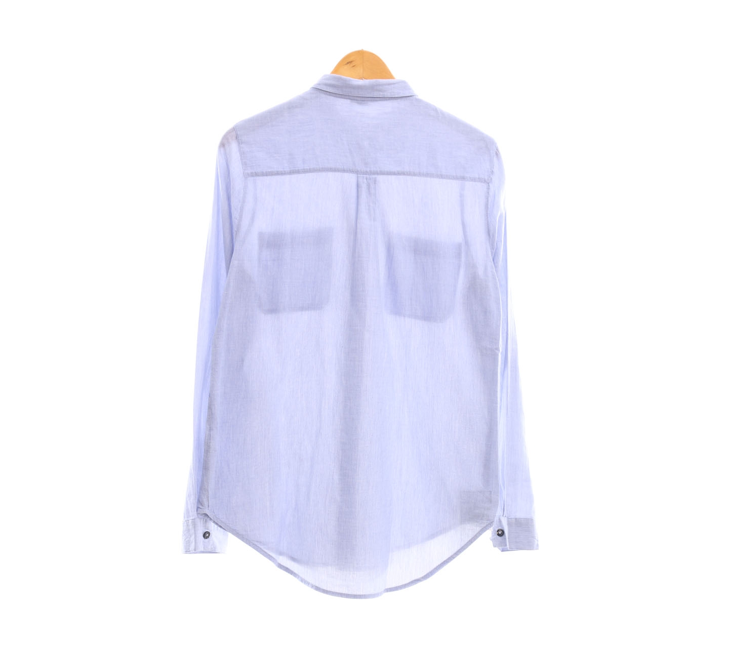 Topshop Blue Pocket Shirt