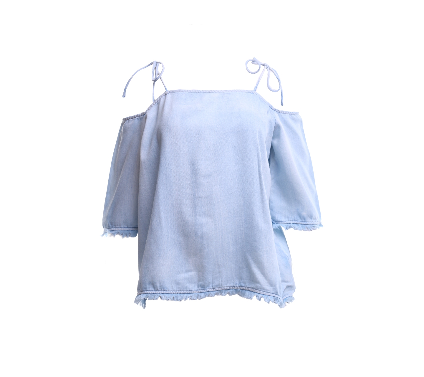 Something Borrowed Light Blue Blouse