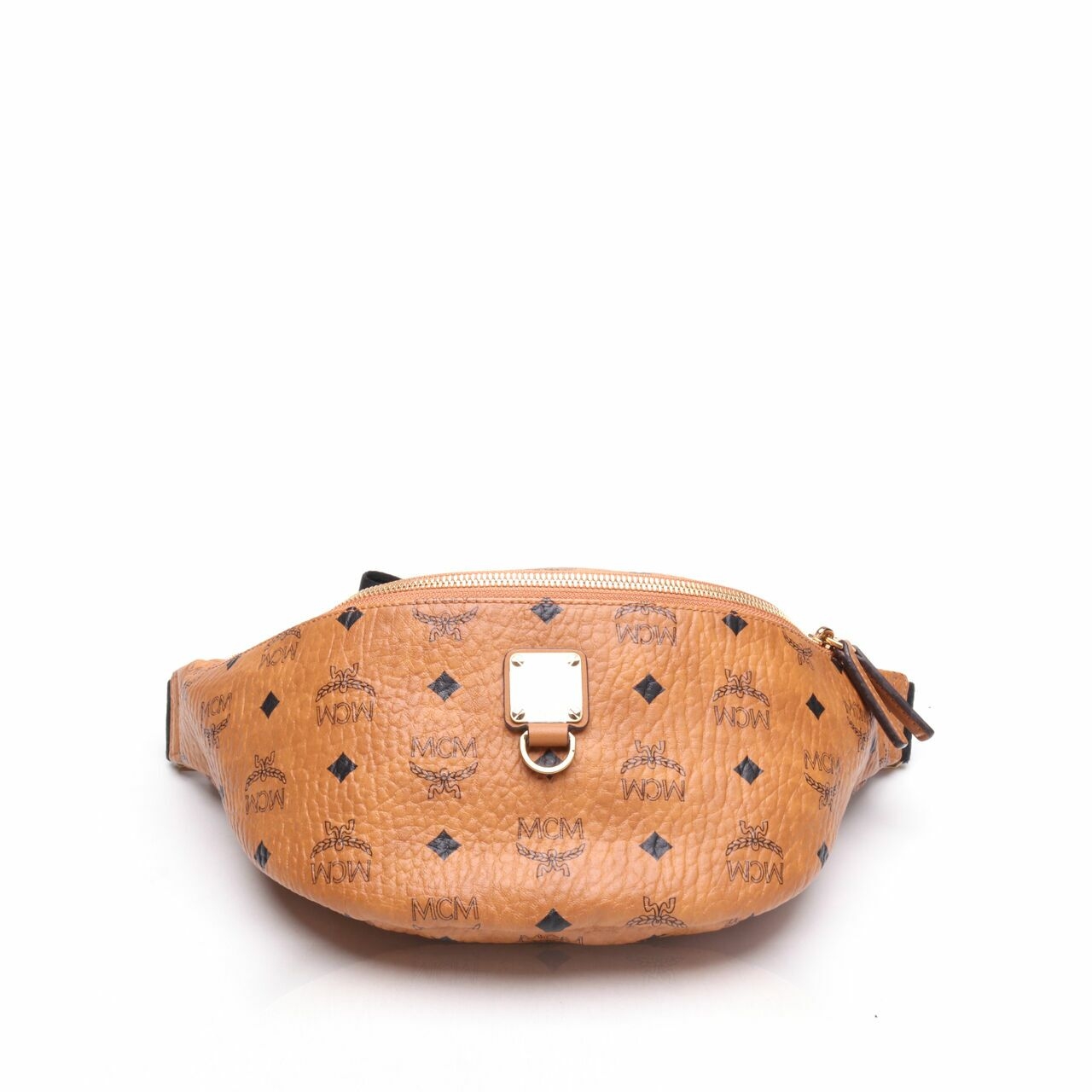 MCM Cognac Brown Bumbag Sling Bag