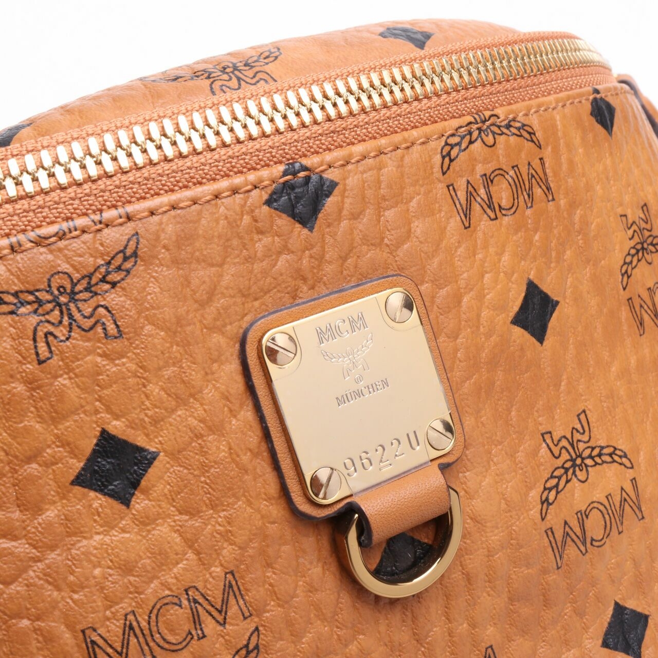 MCM Cognac Brown Bumbag Sling Bag