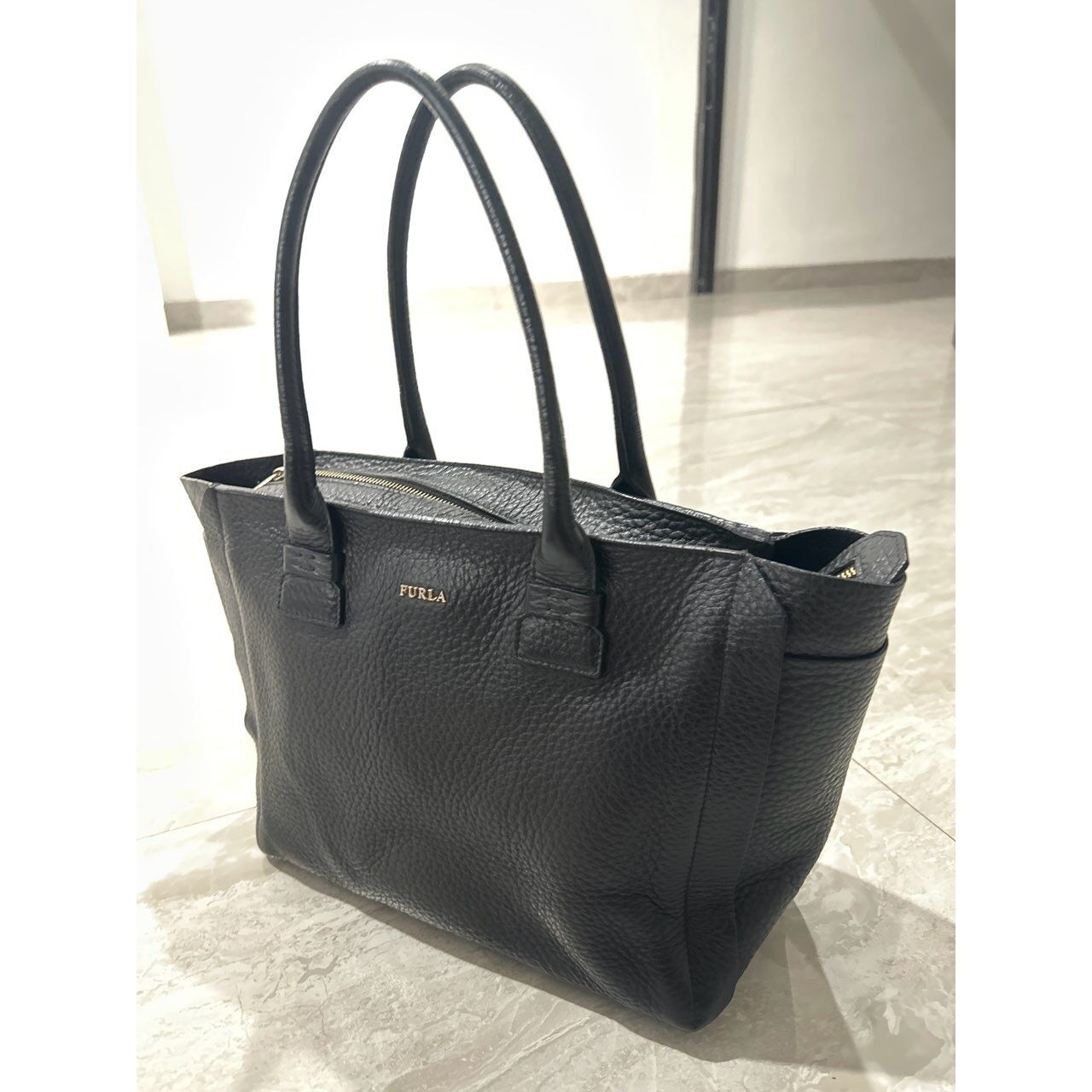 Furla Black Tote Bag