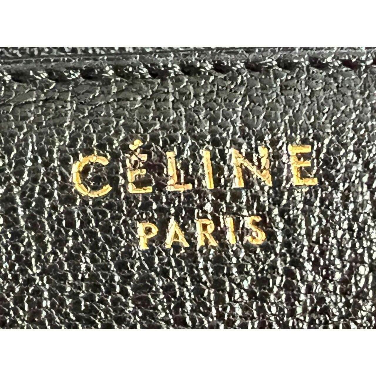 Celine Box Medium Chevre Black GHW Shoulder Bag