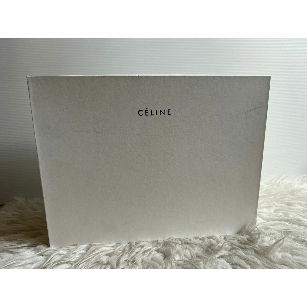 Celine Box Medium Chevre Black GHW Shoulder Bag