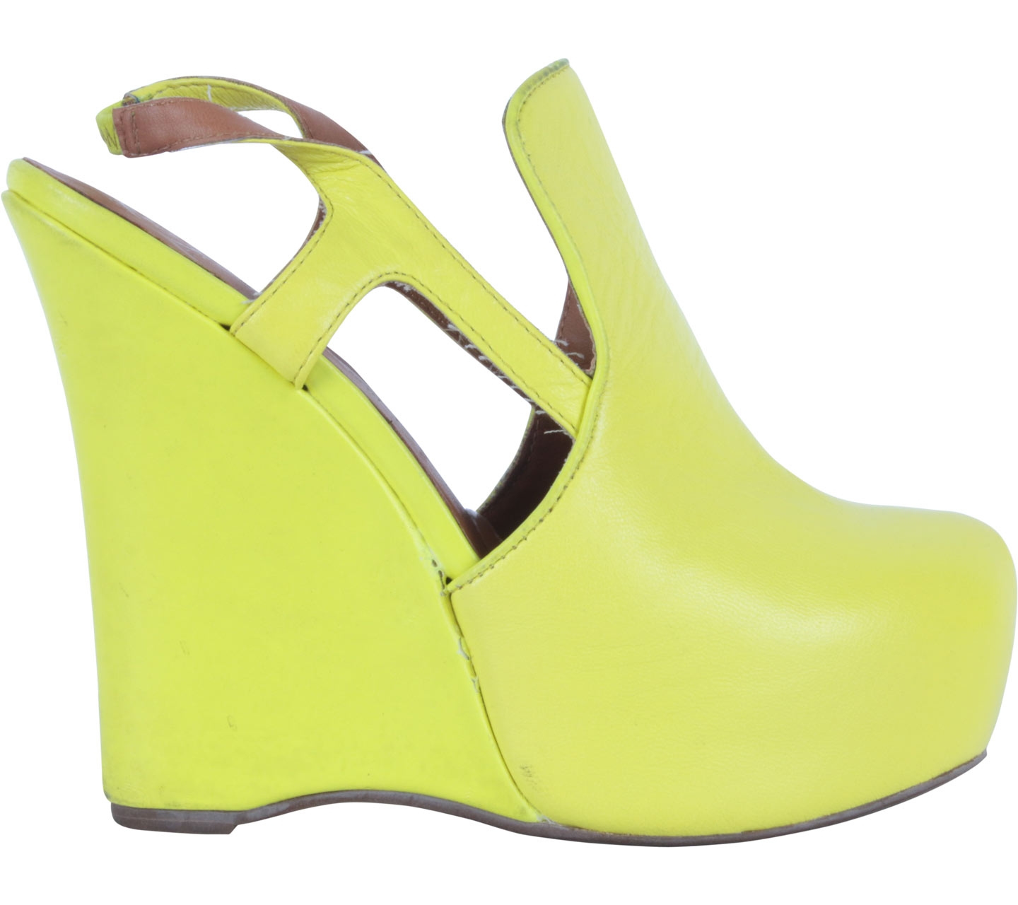 Jeffrey Campbell Yellow Darian-Neo Wedges