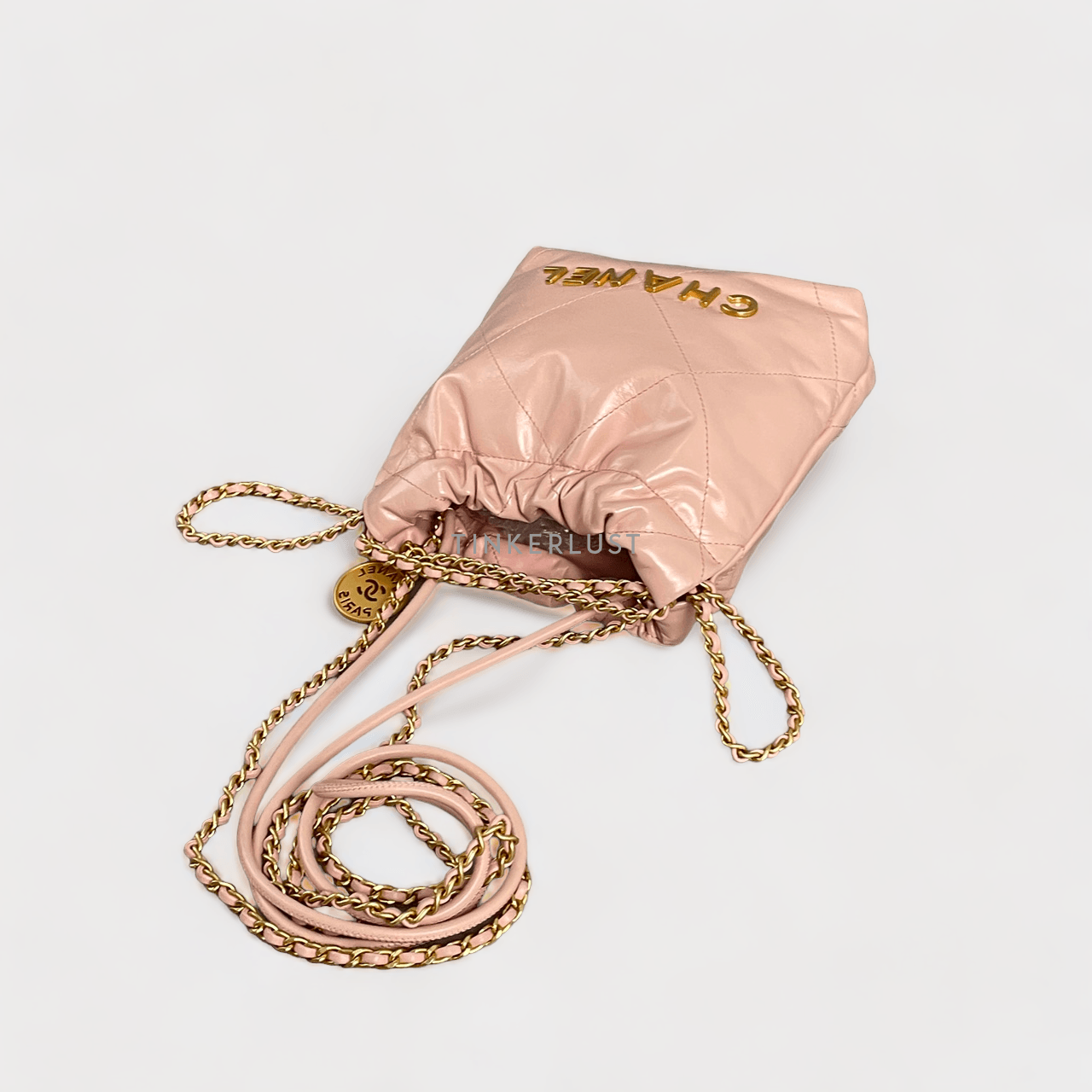 Chanel Mini 22 Pink Crossbody Bag