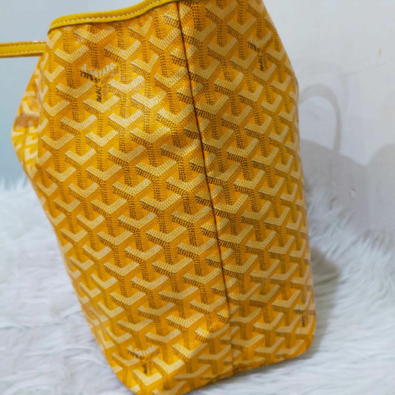  Goyard PM Yellow 2014 Tote Bag