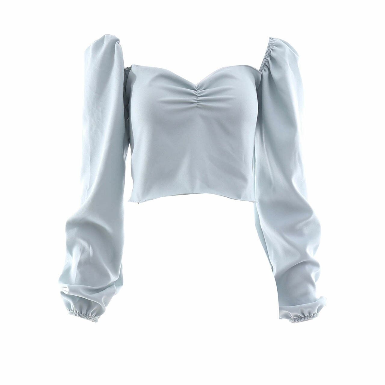 Private Collection Mint Cropped Blouse