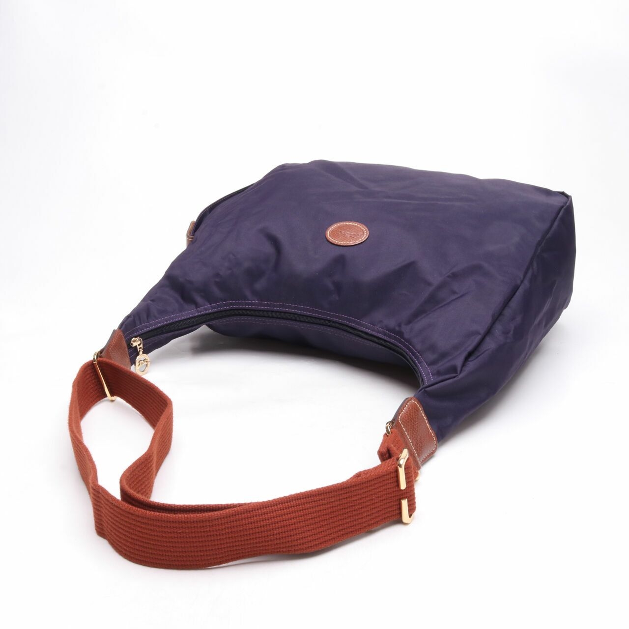 Longchamp Besace Purple Shoulder Bag